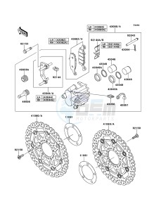 ER-6n ER650A7F GB XX (EU ME A(FRICA) drawing Front Brake