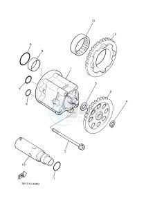 XJR1300C XJR 1300 (2PN4) drawing OIL PUMP