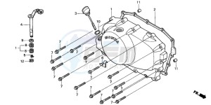 VT750C2 drawing RIGHT CRANKCASE COVER