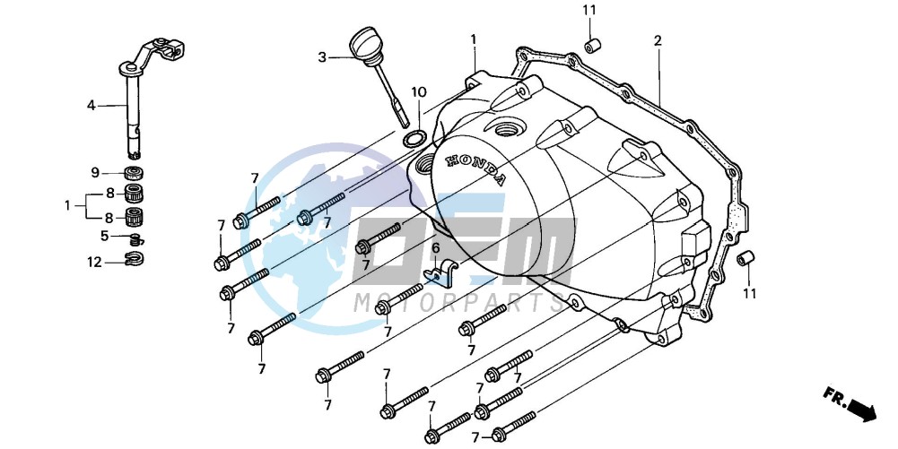 RIGHT CRANKCASE COVER