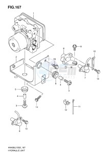 AN400 ABS BURGMAN EU drawing HYDRAULIC UNIT