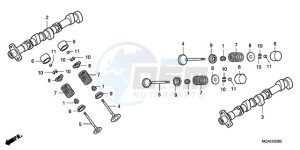 GL1800A BR - (BR) drawing CAMSHAFT/VALVE