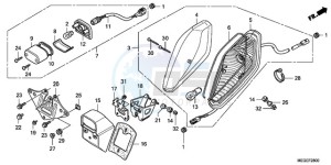 VT750C9 Korea - (KO) drawing TAILLIGHT