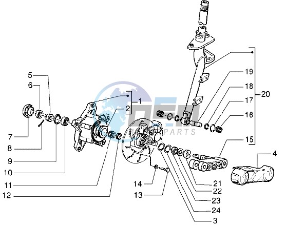 Steering column - Disc brake