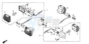 CB500S drawing WINKER (2)