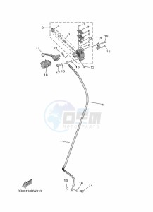 YZ65 (BR8M) drawing FRONT MASTER CYLINDER