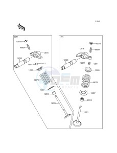 KLX150L KLX150EEF XX (EU ME A(FRICA) drawing Valve(s)