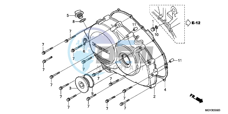 RIGHT CRANKCASE COVER