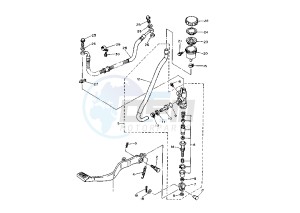 XTZ TENERE 660 drawing REAR MASTER CYLINDER