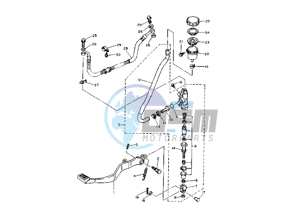 REAR MASTER CYLINDER