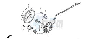 TRX400EX SPORTRAX 400EX drawing GENERATOR