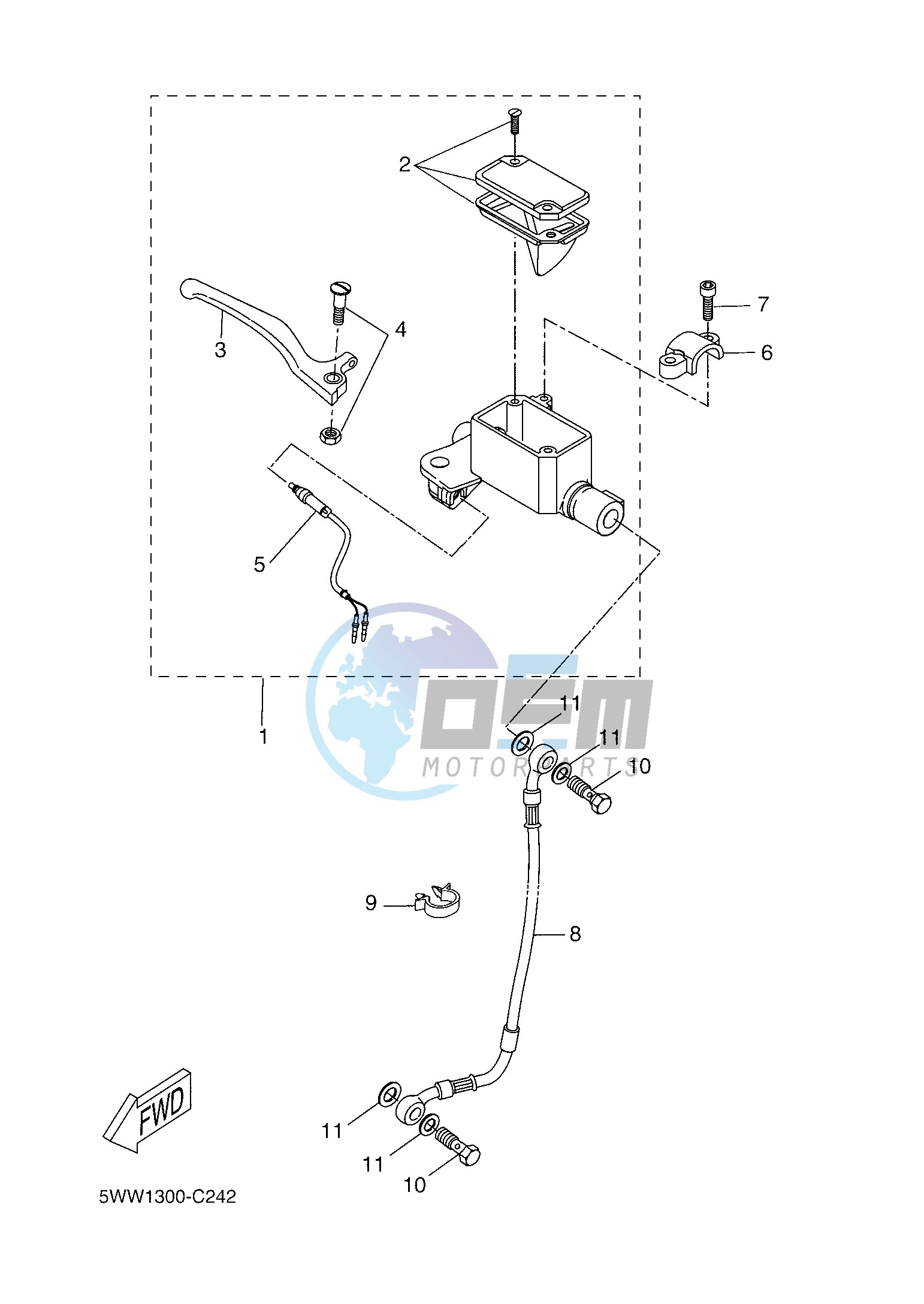 FRONT MASTER CYLINDER