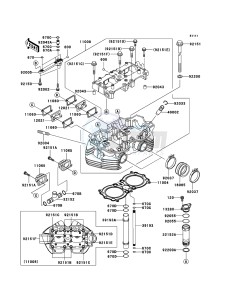 W650 EJ650C6F GB XX (EU ME A(FRICA) drawing Cylinder Head