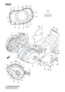 VLR1800 (E3-E28) drawing CRANKCASE COVER