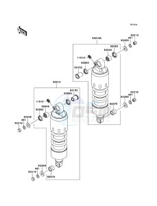 VN1600_CLASSIC VN1600-A3H GB XX (EU ME A(FRICA) drawing Suspension/Shock Absorber