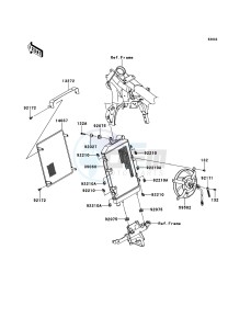 VN1700_VOYAGER_CUSTOM_ABS VN1700KEF GB XX (EU ME A(FRICA) drawing Radiator