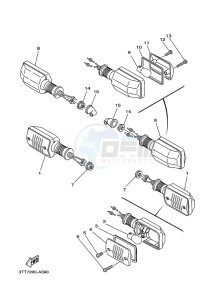 DT125 (3TTW) drawing FLASHER LIGHT