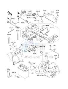 KAF 400 A [MULE 610 4X4] (A6F-AF) A9F drawing CHASSIS ELECTRICAL EQUIPMENT