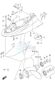 DF 140A drawing Gear Case