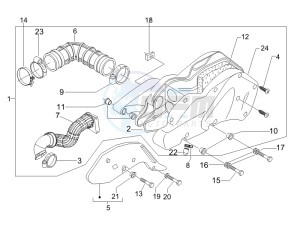 Runner 125 VX 4t Race e3 drawing Air filter