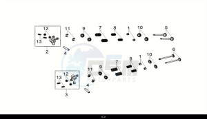 CRUISYM a 300 (LV30W2-EU) (M1) drawing IN-EX. VALVE ROCKER ARM