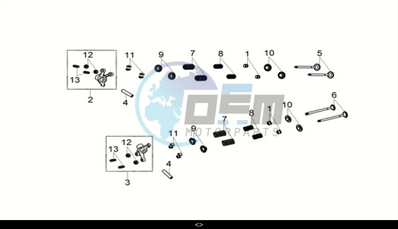 IN-EX. VALVE ROCKER ARM