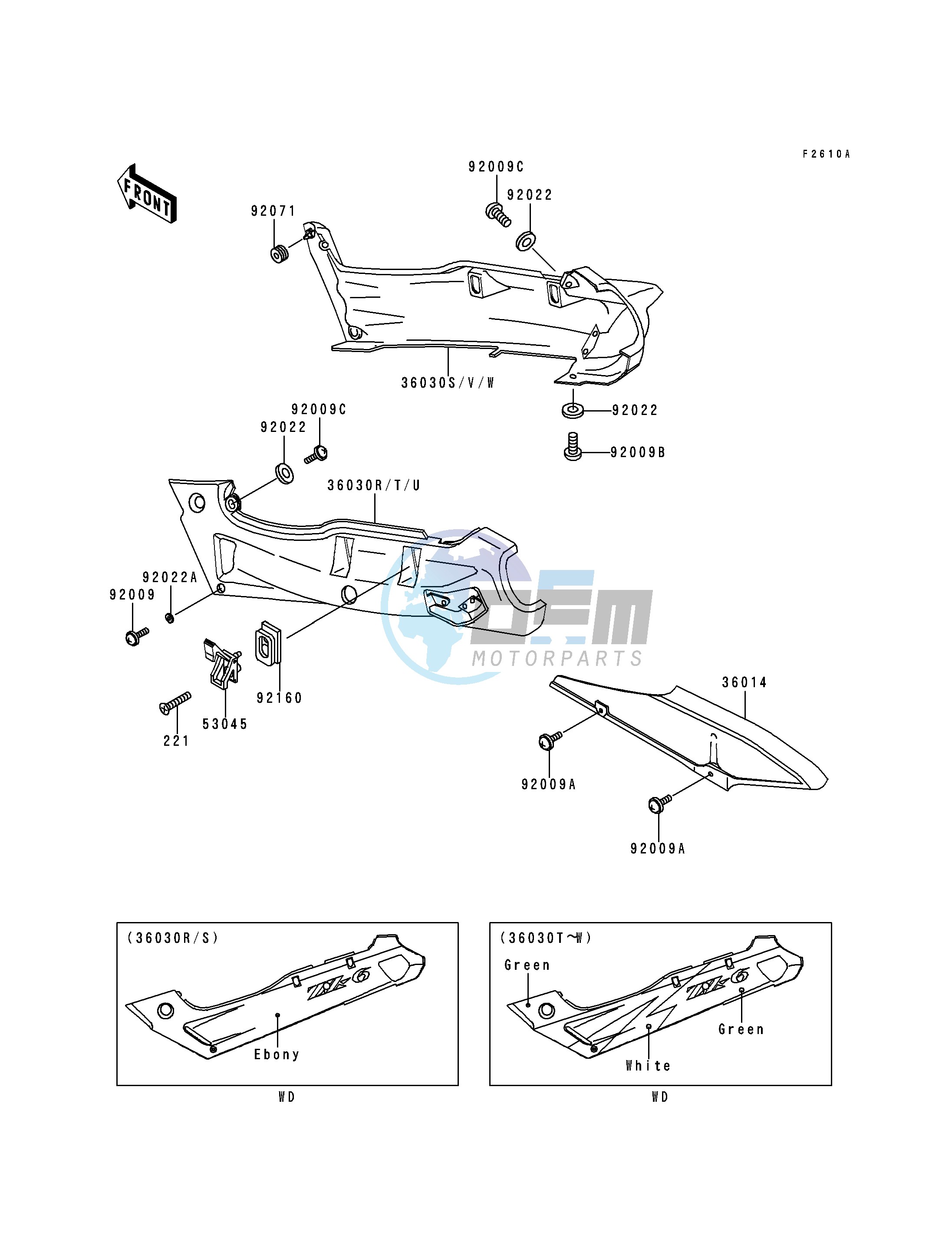 SIDE COVERS_CHAIN COVER -- ZX600-E2- -