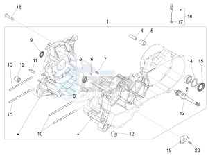 SPRINT 50 4T 2V 25 KMH NOABS E2 25 kmh (EMEA) drawing Crankcase