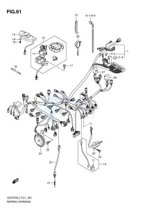 GSR750 (E21) drawing WIRING HARNESS (GSR750AL2 E21)