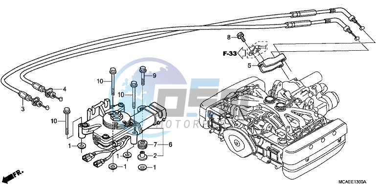 REVERSE SHIFT ACTUATOR