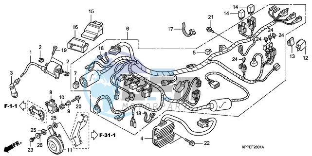 WIRE HARNESS (CBR125RW7/RW9/RWA)