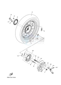 MWS150-A (BB81) drawing REAR WHEEL