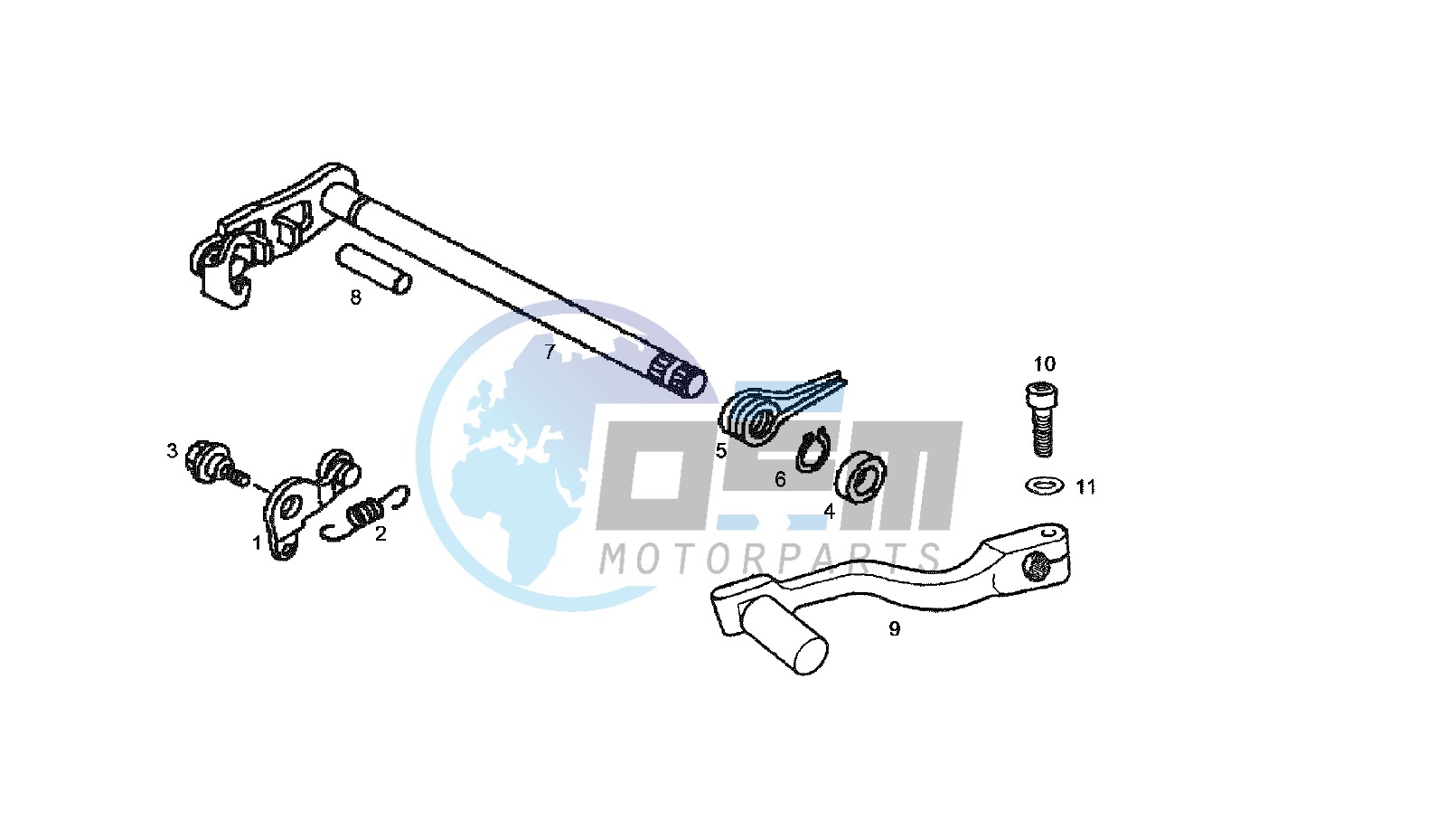 GEAR CHANGE LEVER