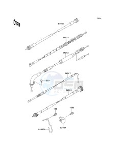 KMX 125 A [KMX 125] (A12-A14) [KMX 125] drawing CABLES