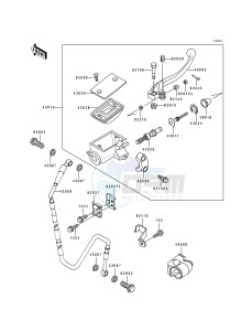 KX 500 E [KX500] (E9) [KX500] drawing FRONT MASTER CYLINDER