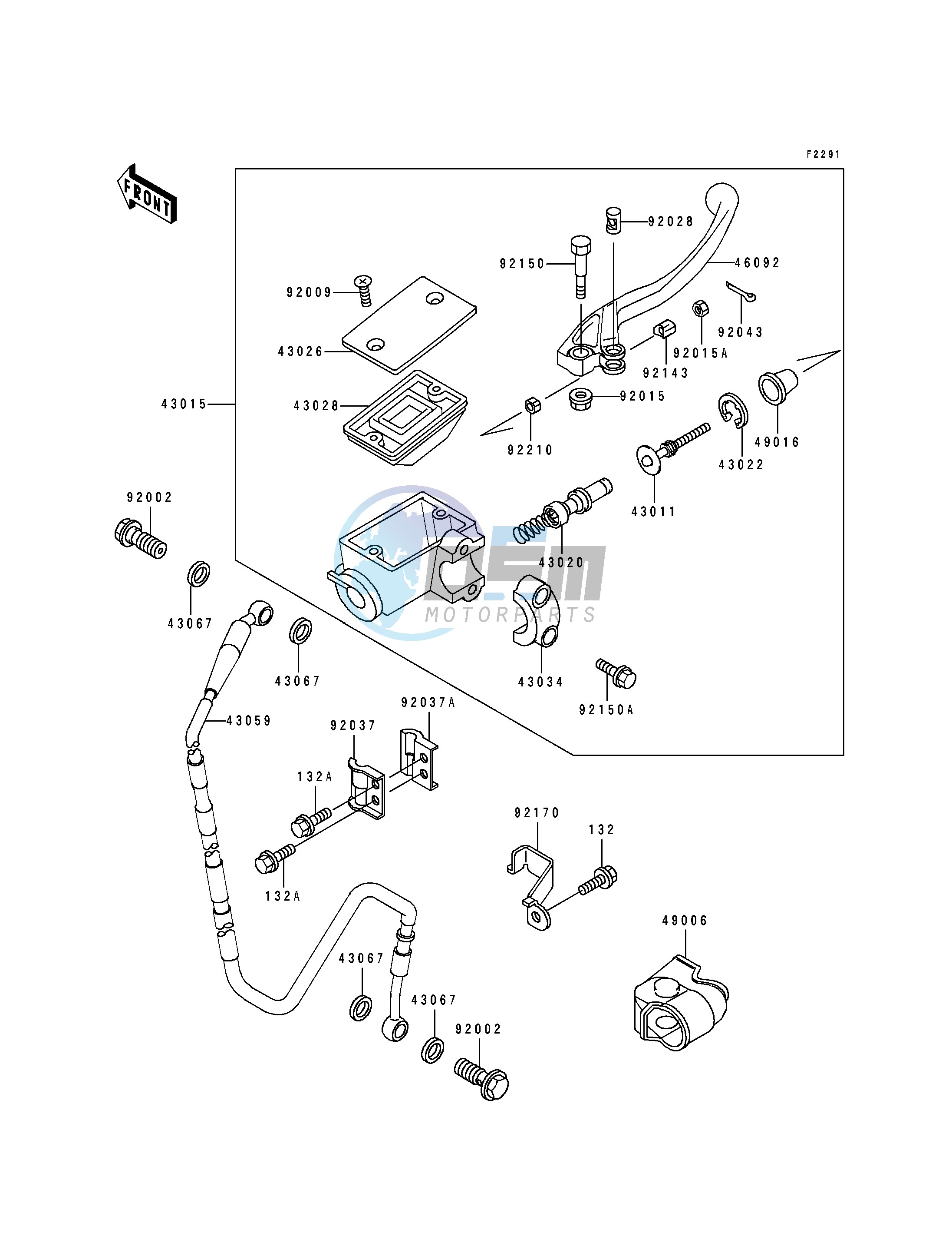 FRONT MASTER CYLINDER