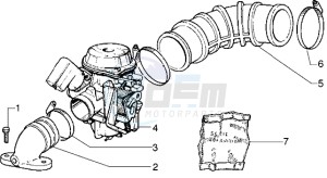 Liberty 125 drawing Carburettor