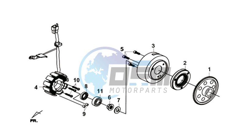 FLYWHEEL - STATOR