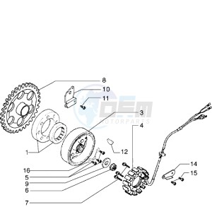 X9 500 drawing Flywheel magneto