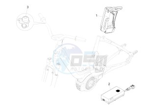 Wi-Bike Enel-2016-2017 (EMEA) drawing Remote control switches - Battery - Horn