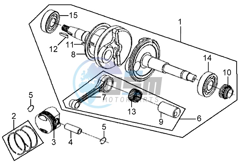 CRANKSHAFT / PISTON / PISTON RING