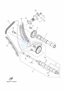 MT-07 MTN690-U (BHH1) drawing CAMSHAFT & CHAIN