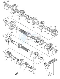 GSX1300R (E2) Hayabusa drawing TRANSMISSION