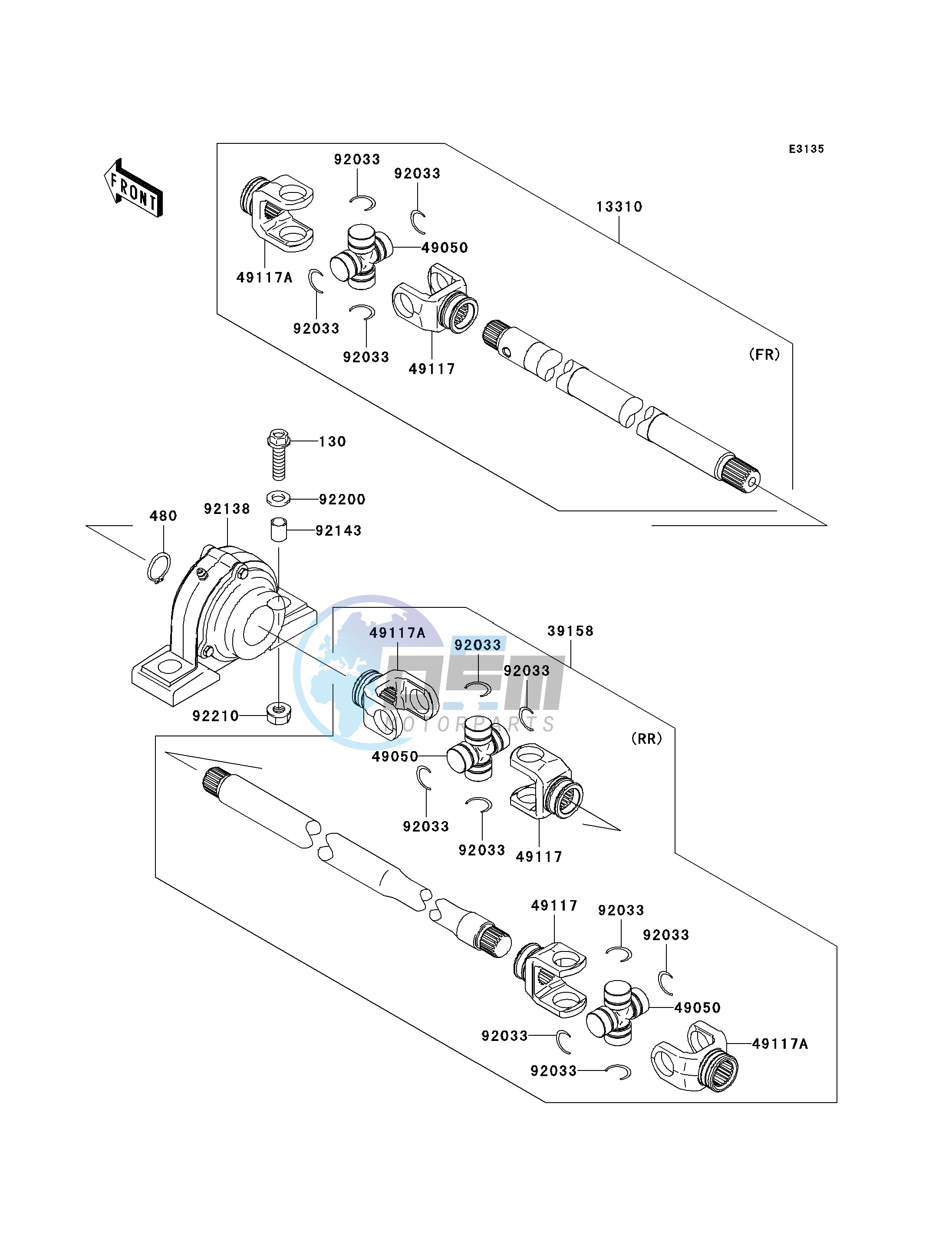 DRIVE SHAFT-PROPELLER