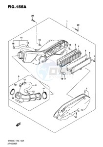 UH200 ABS BURGMAN EU drawing AIR CLEANER