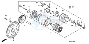 SH300A9 Europe Direct - (ED / ABS) drawing STARTING MOTOR