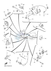 XVS950CU XV950R XV950 R-SPEC (2DE1) drawing ELECTRICAL 1