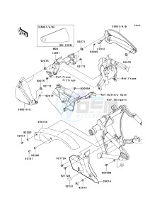 VN 2000 F [VULCAN 2000 CLASSIC LT] (6F-7F) F7F drawing SIDE COVERS_CHAIN COVER