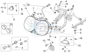 Stelvio 1200 8V STD - NTX drawing Headlight/Horn