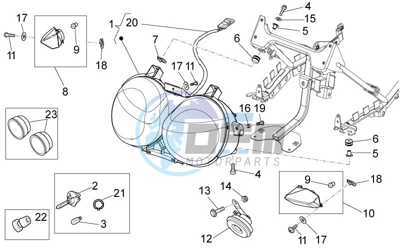 Headlight/Horn